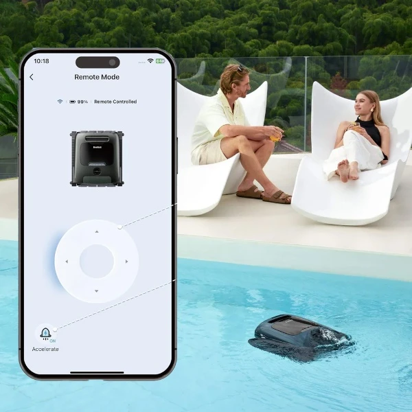 Un robot piscine convivial avec 3 modes de nettoyage