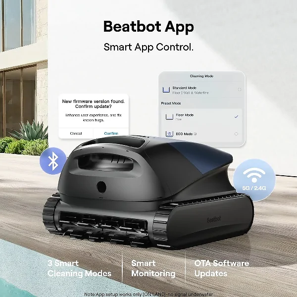 SORA P1 Battery & Runtime: Up to 4 Hours of Continuous Cleaning for Large Pools