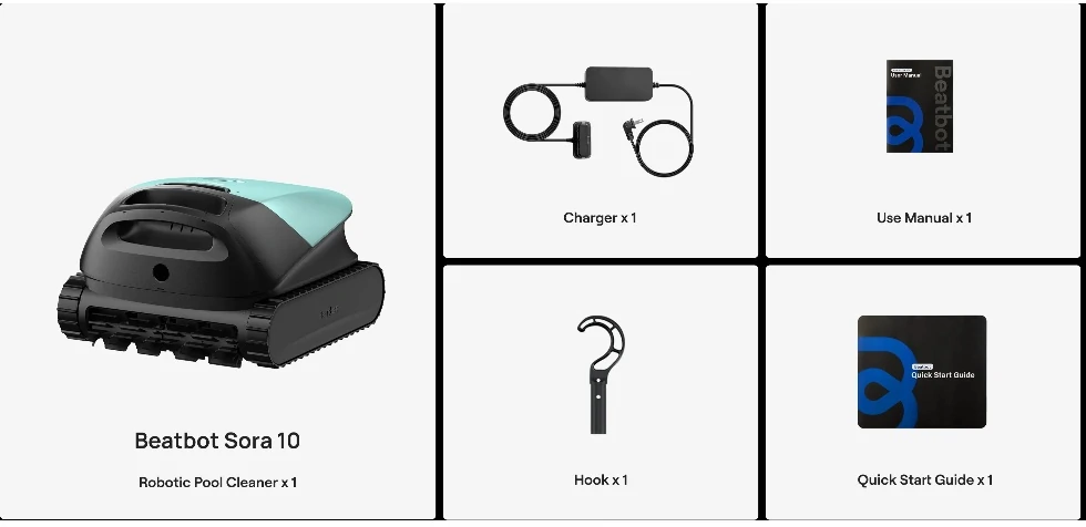 SORA P1 Compatible with All Pool Shapes and Surface Types